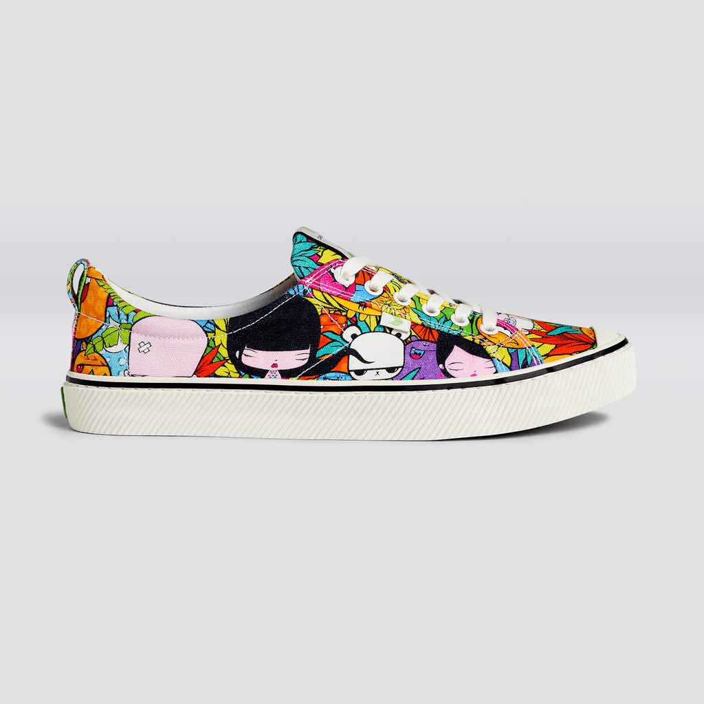 OCA LOW Cariuma Low Top Tela OCA Low Toz Print Femme | QBG-2960430